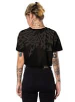KEEP GOING WOMEN'S CROP BLACK TEX - Image 2