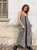 Maxi Button Dress LEOPARD - Image 2