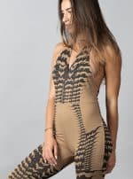 LUARA MOKA WOMEN LONG JUMPSUIT