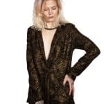 MERAVING JACKET BLACK GOLD