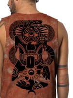 MIKO ORNAGE TIE DYE- MEN'S TANK TOP - Image 3