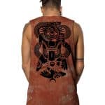 MIKO ORNAGE TIE DYE- MEN'S TANK TOP