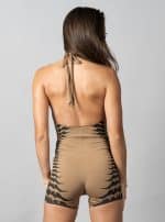LUARA SHORT JUMPSUIT MOKA - Image 4