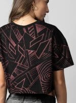 MOONA WOMEN CROP TOP BLACK - Image 6