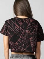 MOONA WOMEN CROP TOP BLACK - Image 3