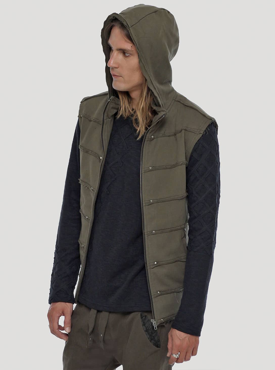Moli-Vest-OLIVE-2 Moli Vest DARK OLIVE - Image 1