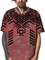 NAMELESS MEN'S T-SHIRT ORANGE TIE DYE - Image 4