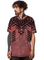 NAMELESS MEN'S T-SHIRT ORANGE TIE DYE - Image 5