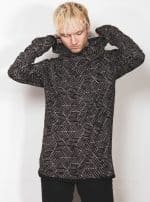 NOVE HOOD BLACK STRIPES - Image 2