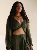 ASTRA TOP OLIVE TIE DYE - Image 5