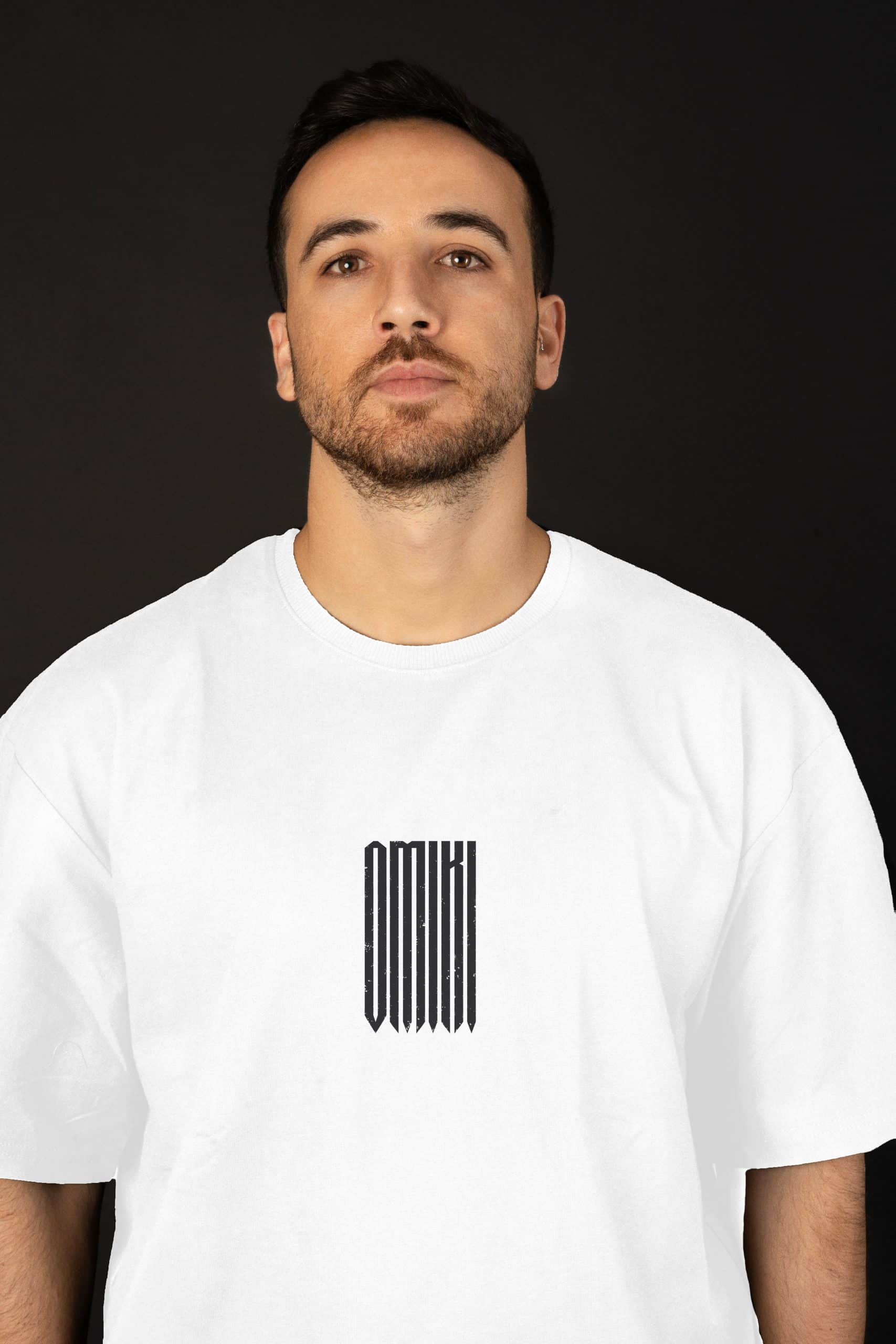 OMIKI-LOGO-WHITE-TS-FRONT Omiki Logo Limited Edition Tee-WHITE - Image 1