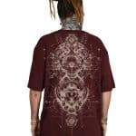 ORNAMENT OVERSIZE BORDEAUX
