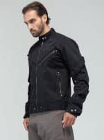 Otto-Man Biker Jacket BLACK - Image 3