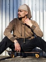 PAX MEN HOOD WASH BROWN
