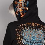 psychotoad MEN'S HOOD black