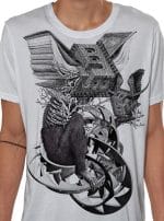RED FOREST SHIRT WHITE