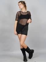 REPTILIA WOMEN'S SHORTS BLACK - Image 3