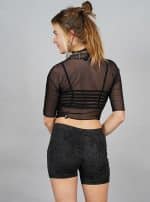 REPTILIA WOMEN'S SHORTS BLACK