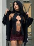 RINGLET- WOMEN TOPOPEN BACK BLACK