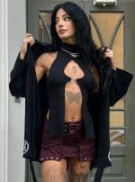 RINGLET- WOMEN TOPOPEN BACK BLACK