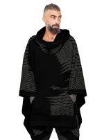 SAJAX PONCHO BLACK - Image 3