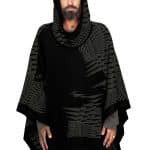 SAJAX PONCHO BLACK