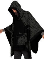 SAJAX PONCHO BLACK - Image 4