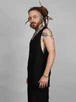 SHALVATA MEN'S TANK TOP BLACK - Image 3
