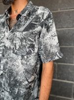 Shatter Button Shirt Black - Image 3
