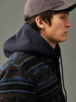 AKBRUCE MEN WOOL JACKET-SKY CAPTAIN - Image 3