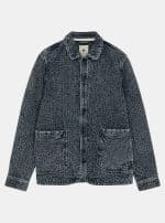 AKOSCAR MEN WASHED OVERSHIRT -Sky Captain - Image 2