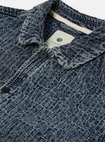 AKOSCAR MEN WASHED OVERSHIRT -Sky Captain