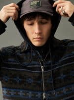AKBRUCE MEN WOOL JACKET-SKY CAPTAIN