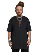 SNAP OVERSIZE T-SHIRT BLACK - Image 4