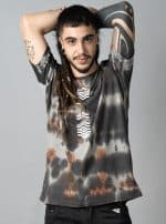 Solos MEN SHIRT GREY TIE DYE - Image 2