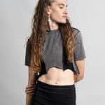 SONIC WOMEN CROP TOP GALAXY GREY