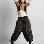 SONIC CROP TOP STONE TIE DYE