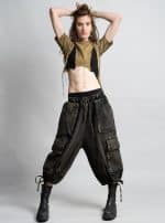 SONIC CROP TOP STONE TIE DYE