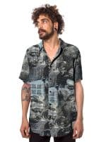 Sumo Waves Button Shirt Blue - Image 2