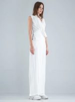 Sorcerer Ho-WOEMN WRAPED Maxi Dress OFFWHITE - Image 3