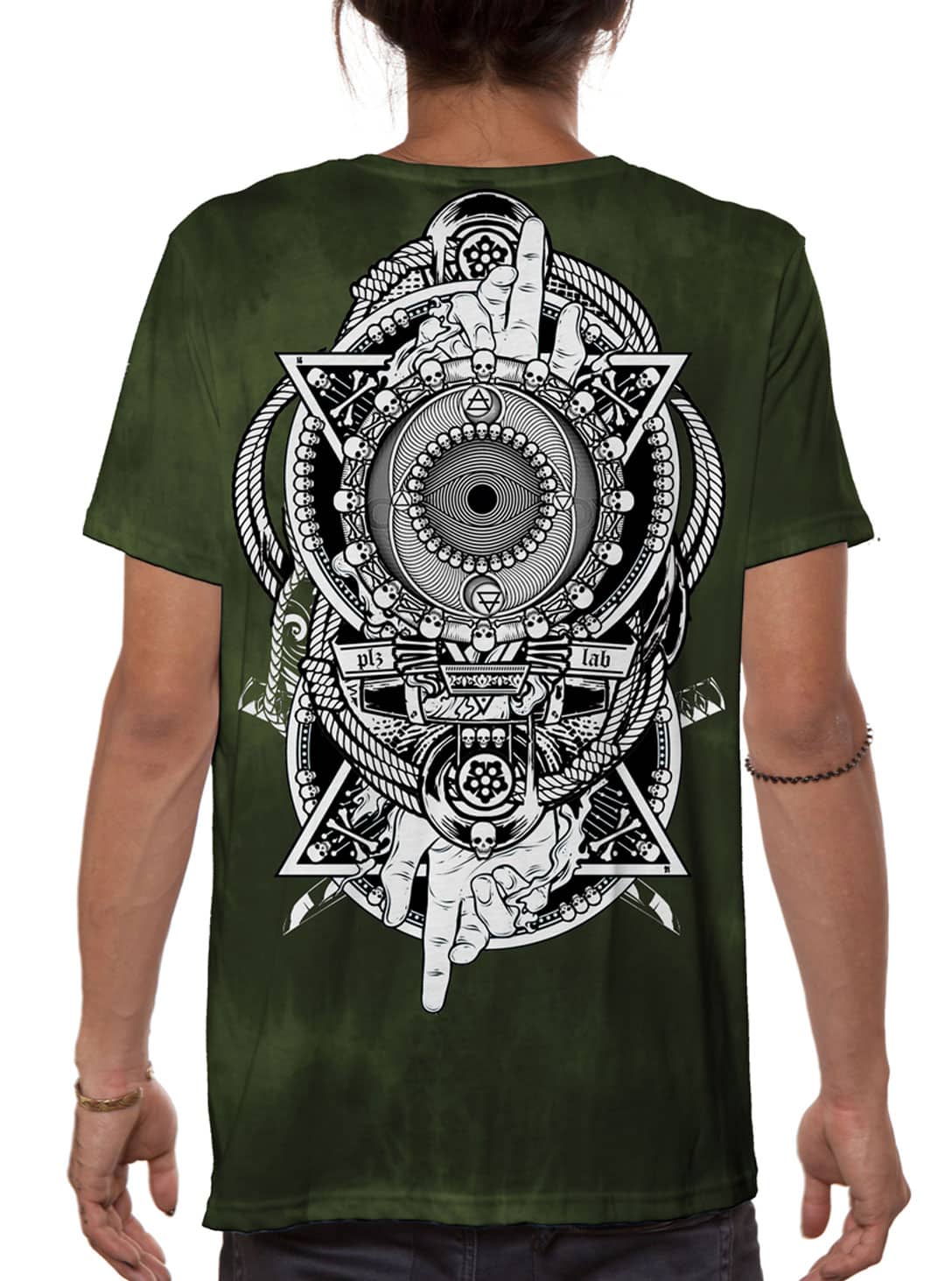 TD-GREEN-2(1) METAMORPHOSIS TIE DYE GREEN - Image 1