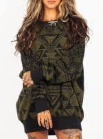 TRIANGULAR KNITTED SWEATER - Image 4