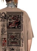 WHISPER OVERSIZE T-SHIRT MOKA - Image 2