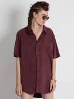 OR BUTTON SHIRT BORDO WASH - Image 2