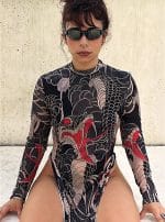 YAKUZA- ALL OVER PRINT WOMEN DRESS