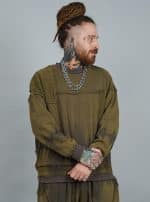 YOSHINORI PULLOVER GREEN - Image 2