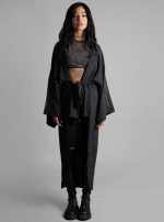 Yukata WOMEN KIMONO WASH Black - Image 2