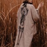 Yukata WOMEN KIMONO WASH SAND