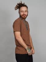 YUKU MEN T BROWN WASH - Image 4