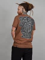 YUKU MEN T BROWN WASH - Image 3